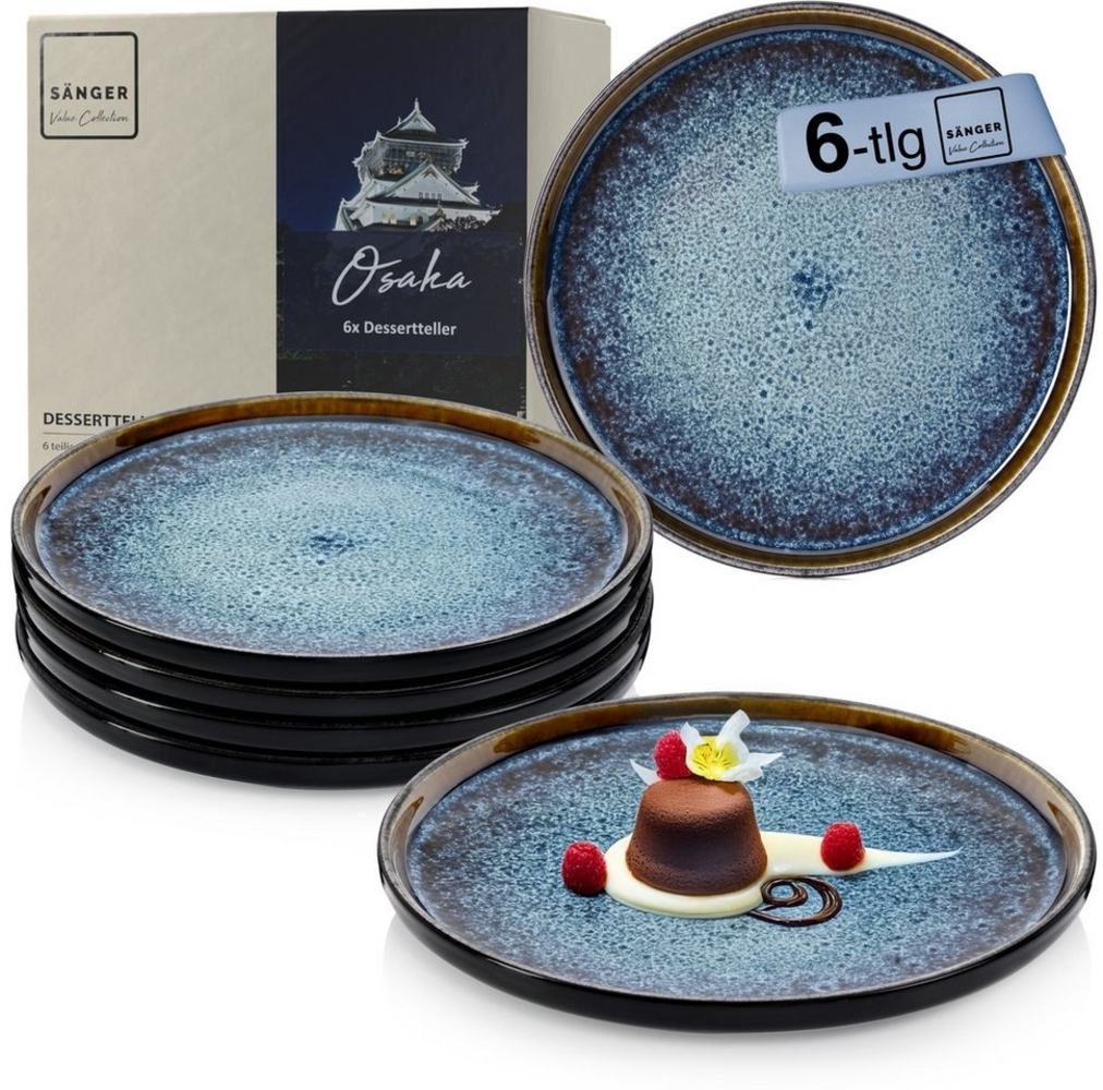 SÄNGER Steingut Dessertteller Osaka 6-teilig Bild 1