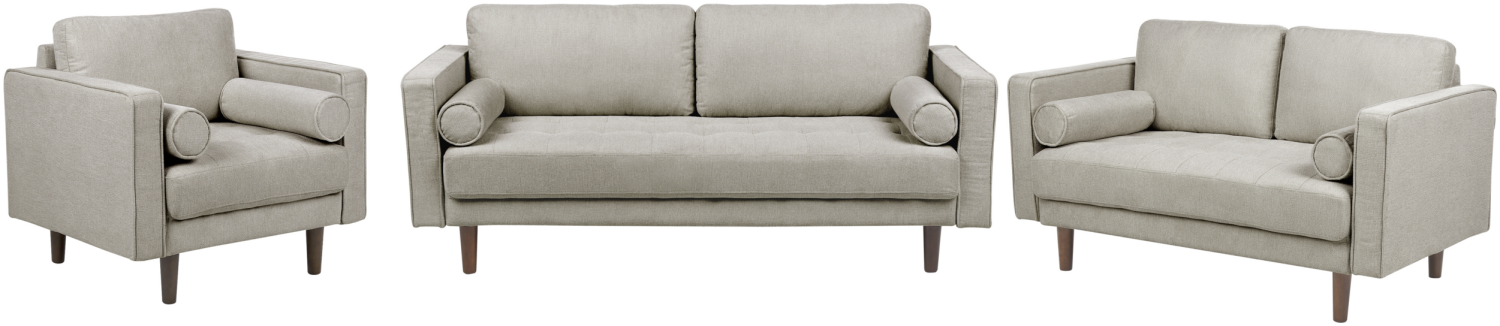 Sofa Set taupe 6-Sitzer NURMO Bild 1