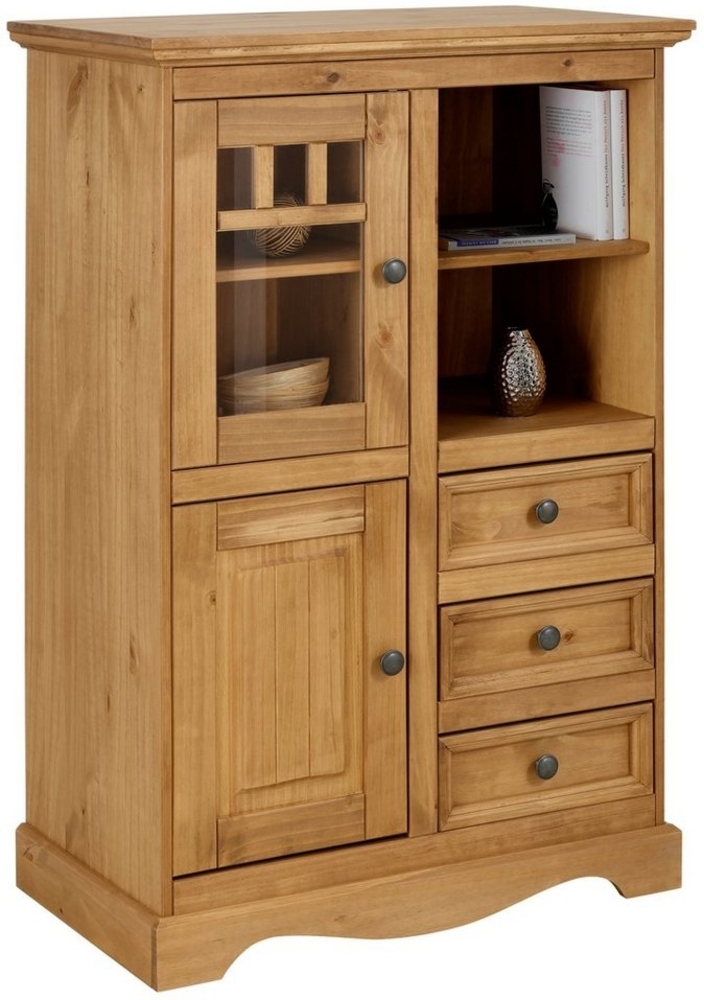 Home affaire Highboard Melissa, Vitrine, Breite 80 cm Bild 1