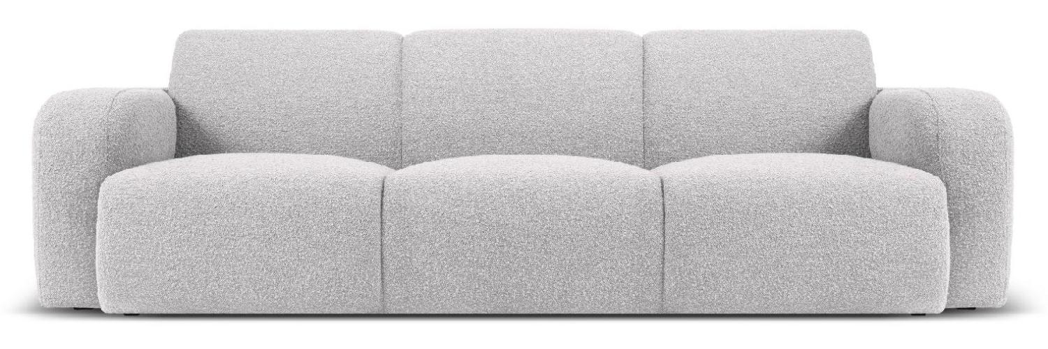 Micadoni Boucle Sofa Molino 3-Sitzer Boucle Hellgrau Bild 1