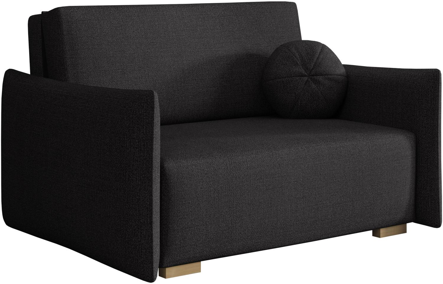 Sofa Viva Glov II mit Schlaffunktion, 2 Sitzer Schlafsofa mit Bettkasten (Farbe: Soul 20) Bild 1