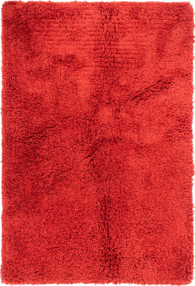 Morgenland Hochflor Teppich - 200 x 140 cm - rot Bild 1