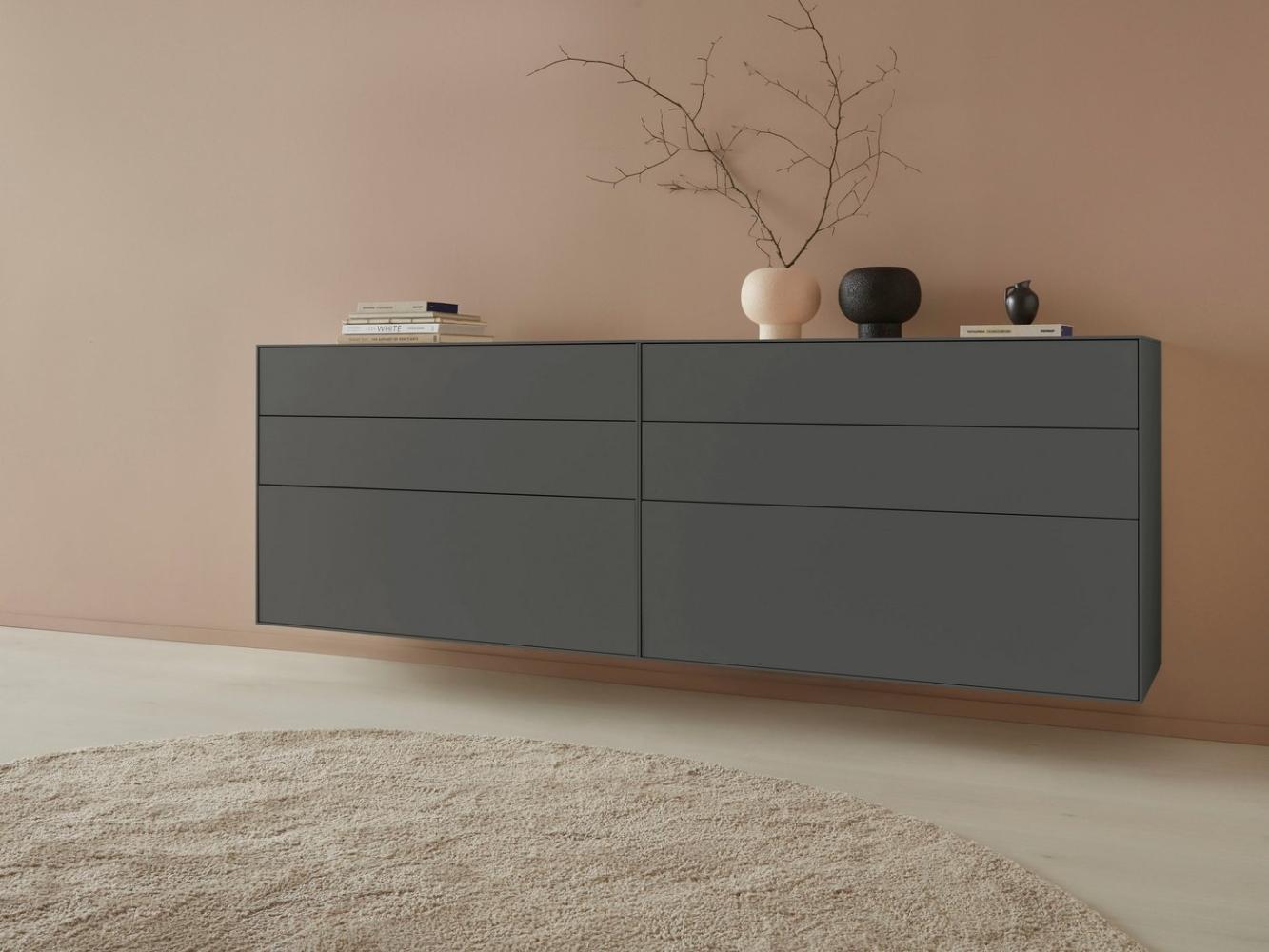 LeGer Home by Lena Gercke Sideboard Essentials (2 St), Breite: 224cm, MDF lackiert, Push-to-open-Funktion Bild 1