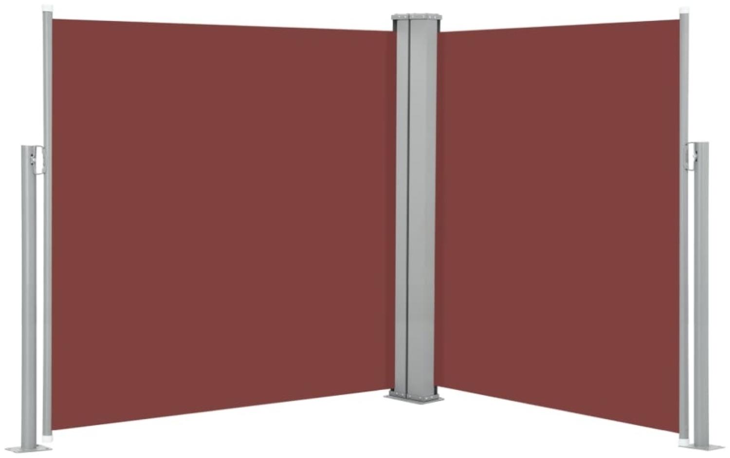 vidaXL Ausziehbare Seitenmarkise 170 x 600 cm Braun 48469 Bild 1