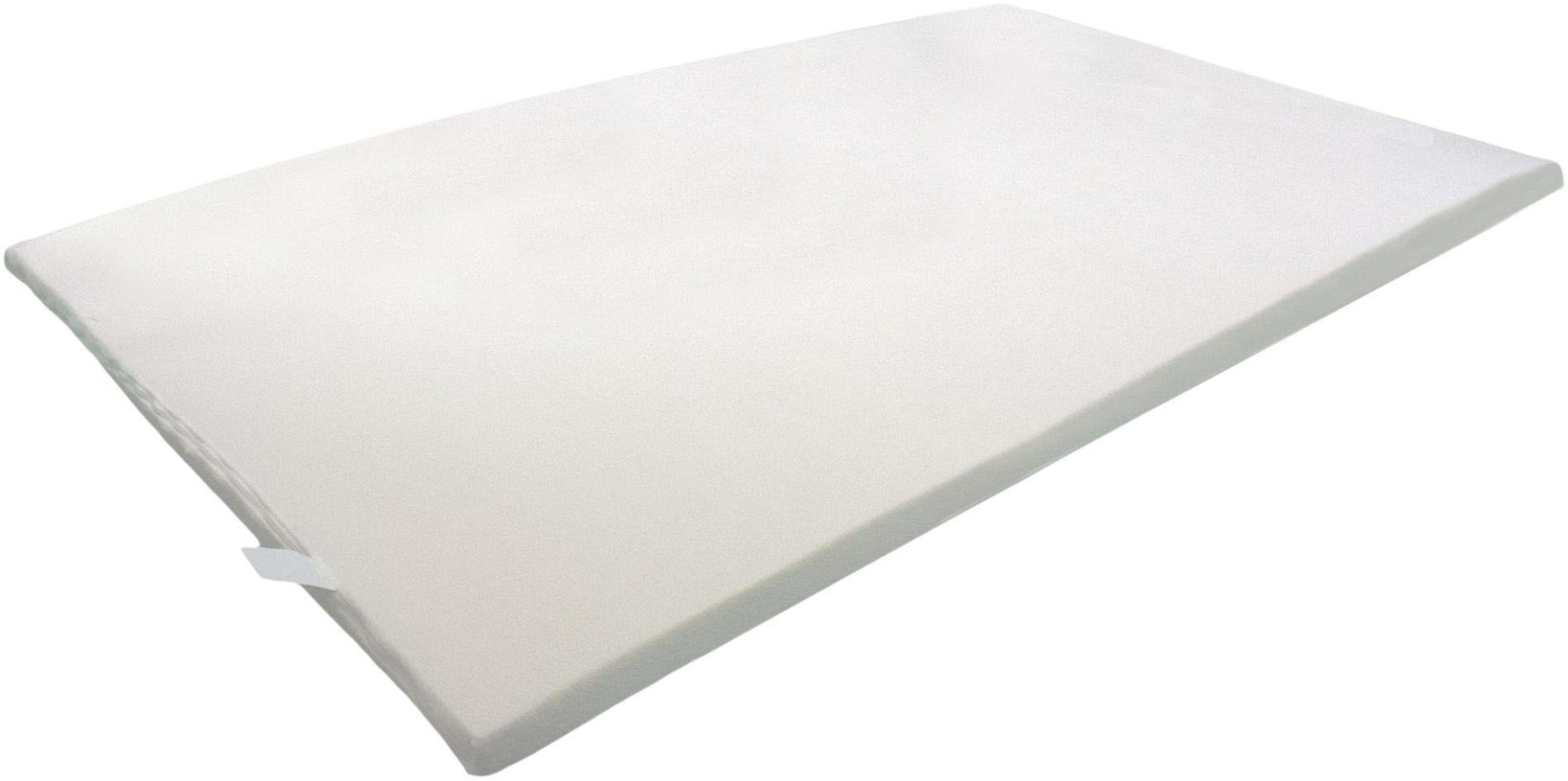 Breckle Viscotopper, Gesamthöhe 5cm, mit Bezug, 4 cm Viscoschaumkern, Bezug waschbar, Größe: 180x200 Bild 1