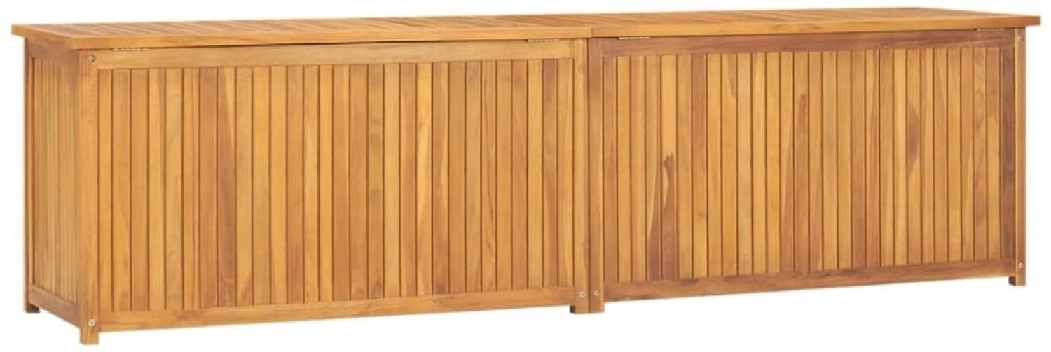 vidaXL Gartenbox 200x50x55 cm Massivholz Teak 318735 Bild 1