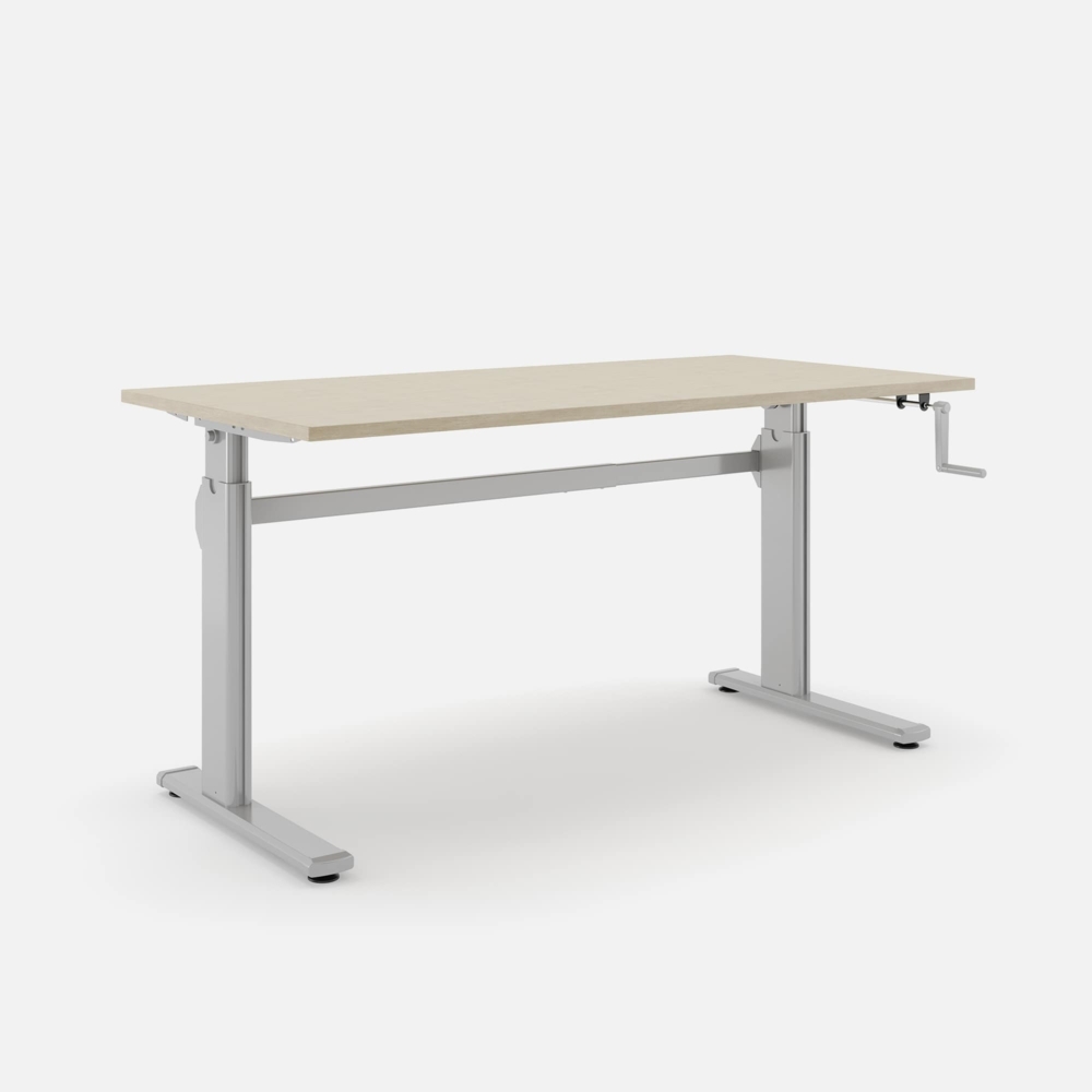 Aluforce Pro 110 HC Schreibtisch - 160 , Eiche Bild 1