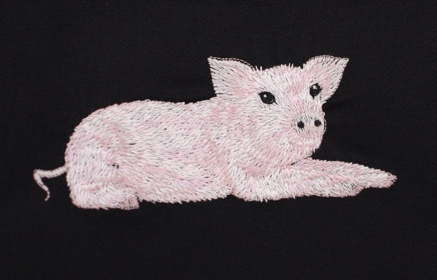 Vista Portuguese Geschirrtuch schwarz Schwein Bild 1