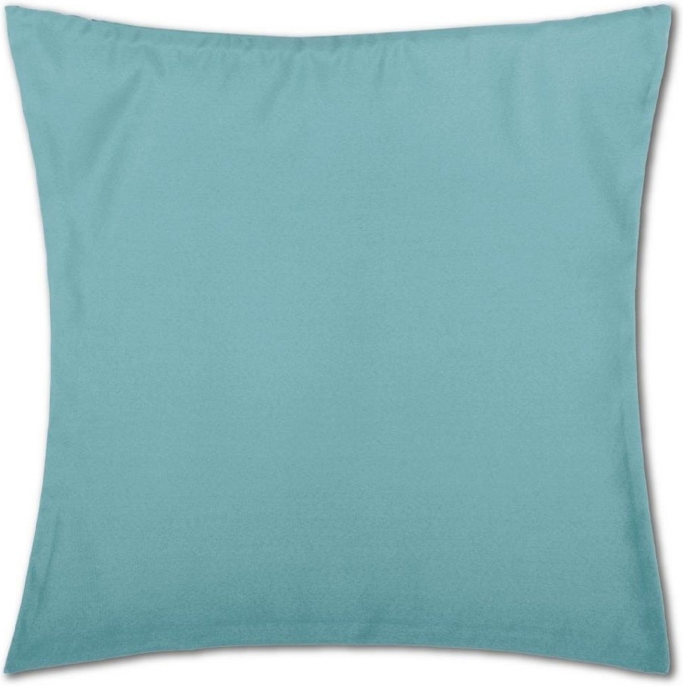 Kissenhülle Dekokissen Kissenbezug Microfaser - viele Größen und Farben Türkis 30 x 30 cm Bild 1