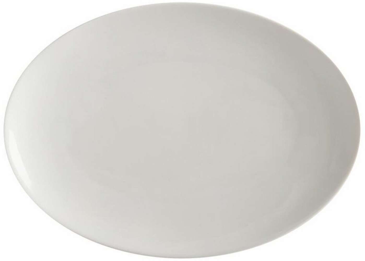 Maxwell & Williams ROUND Platte oval, 30 x 22 cm / White Basics / Servierplatte Bild 1