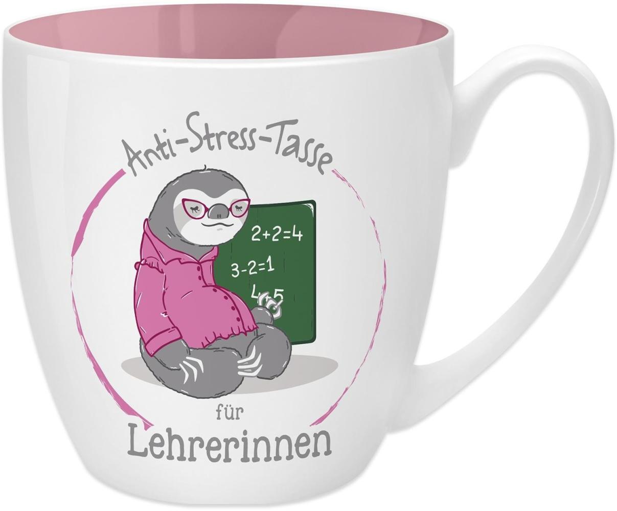 GRUSS & CO Anti-Stress-Tasse Motiv "Lehrerin" | Tasse mit Spruch, 45 cl, New Bone China | Geschenk Danke | 45496 Bild 1