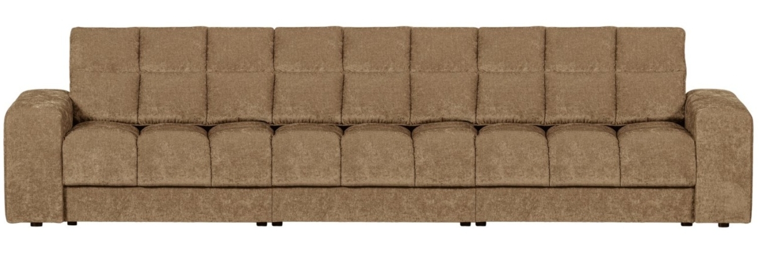 Sofa Date 3-Sitzer aus Webstoff, Sand Bild 1