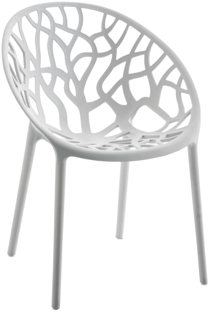 CLP Stapelstuhl Hope wetterbeständig und stapelbar,hellgrau Bild 1