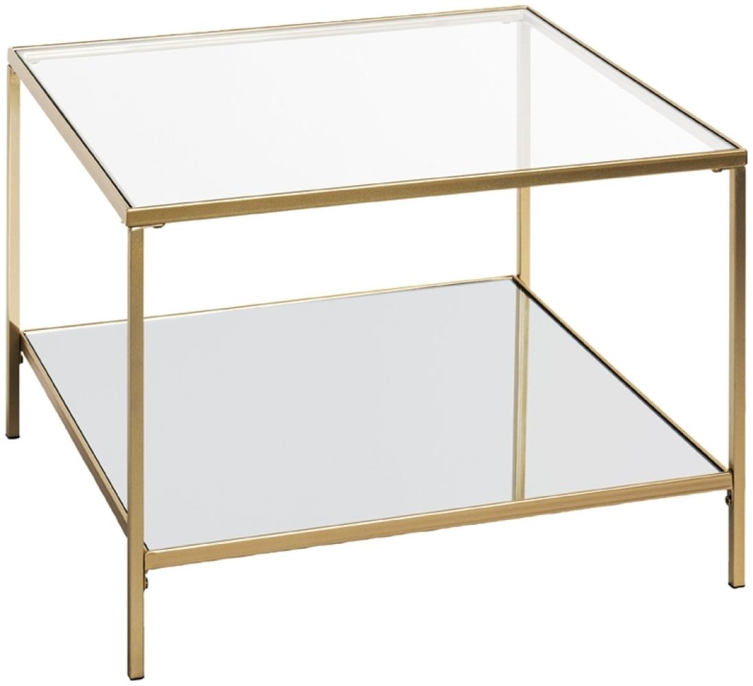 Beistelltisch >25235< in gold - 60x45x60 (BxHxT) Bild 1