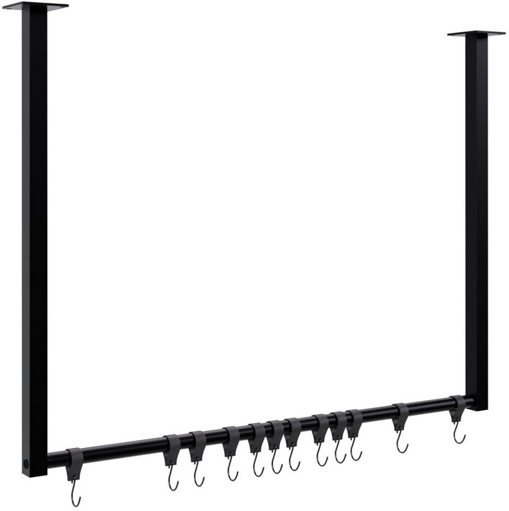 TPFLiving Kleiderstange Arvada (Robuste Konstruktion aus pulverbeschichtetem Stahl, bis 50 kg Traglast, Verschiedene Höhen (60 / 80 cm) und Breiten (60 / 80 / 100 / 120 cm), Robuste Konstruktion aus pulverbeschichtetem Stahl, bis 50 kg Traglast Bild 1