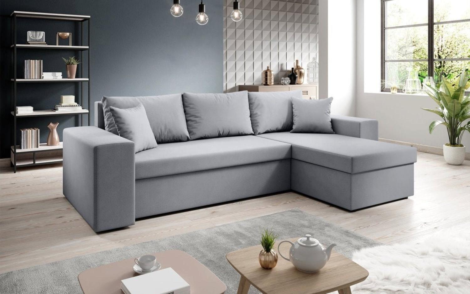 Luxusbetten24 Schlafsofa Designer Sofa Denver, mit Stauraum und Schlaffunktion Bild 1