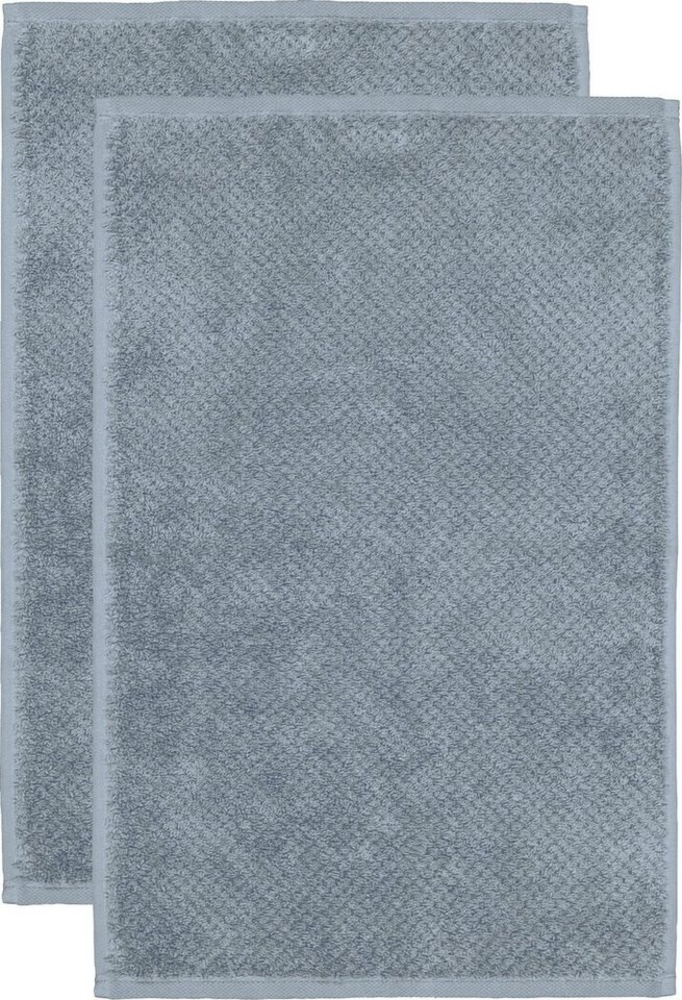 Cawö Gästehandtuch Gästetuch "Pure uni", Frottier (2-St), Walk-Frottier Uni Bild 1