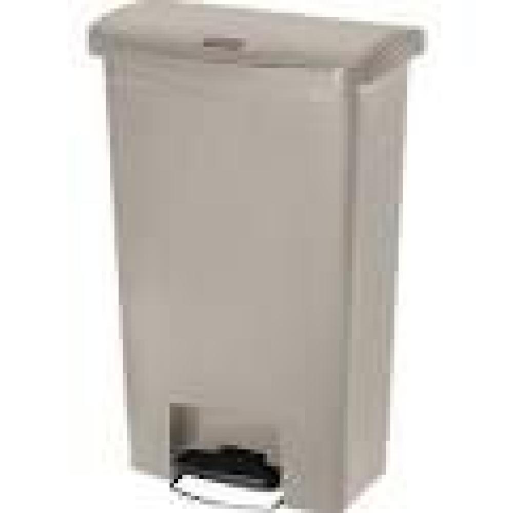 Rubbermaid Treteimer Slim Jim Kunststoff beige 90 l Bild 1