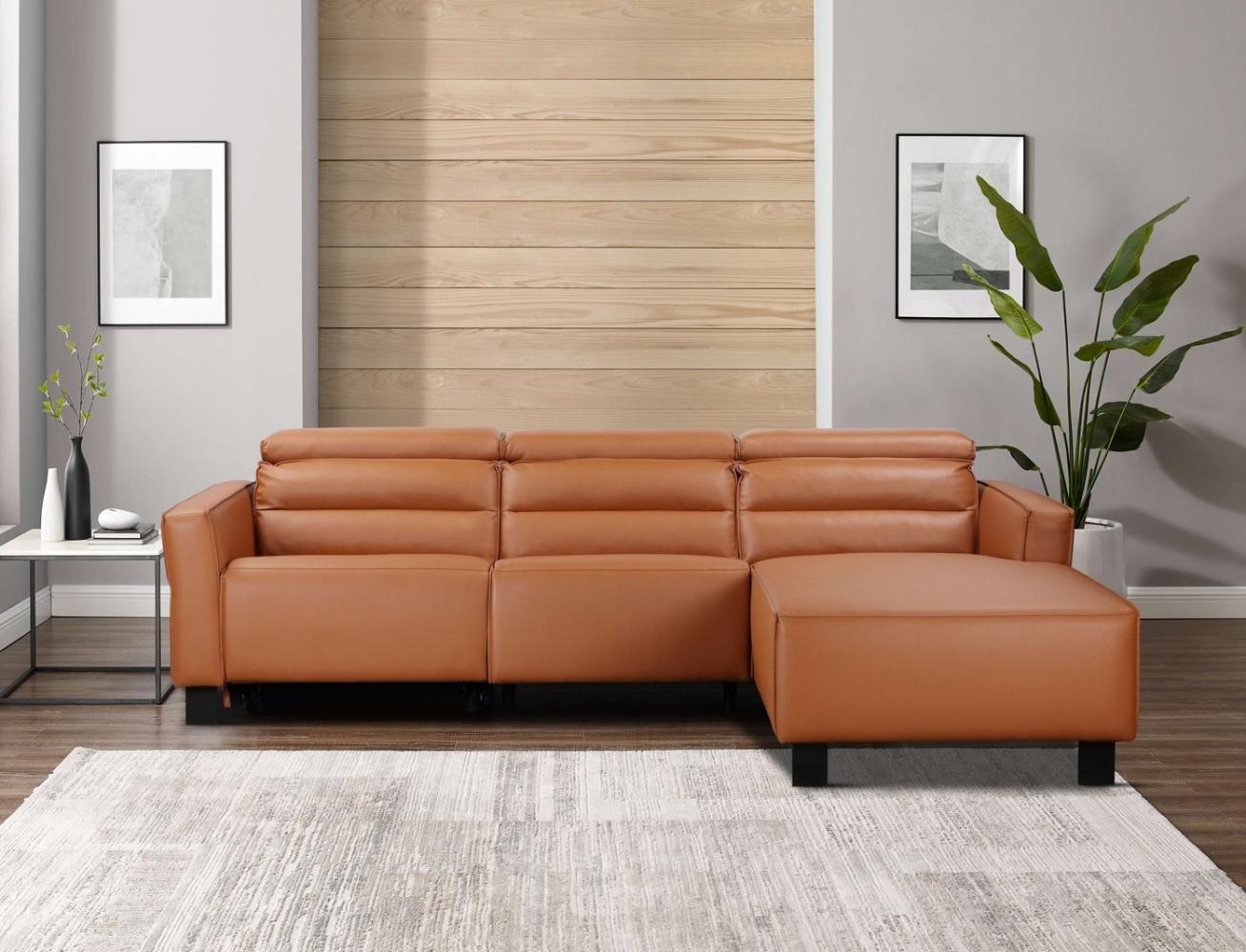 Places of Style Ecksofa Carpari, L-Form, 263 cm, mit manueller o. elektrischer Relaxfunktion, und USB/ Kopfteilverstellg Bild 1