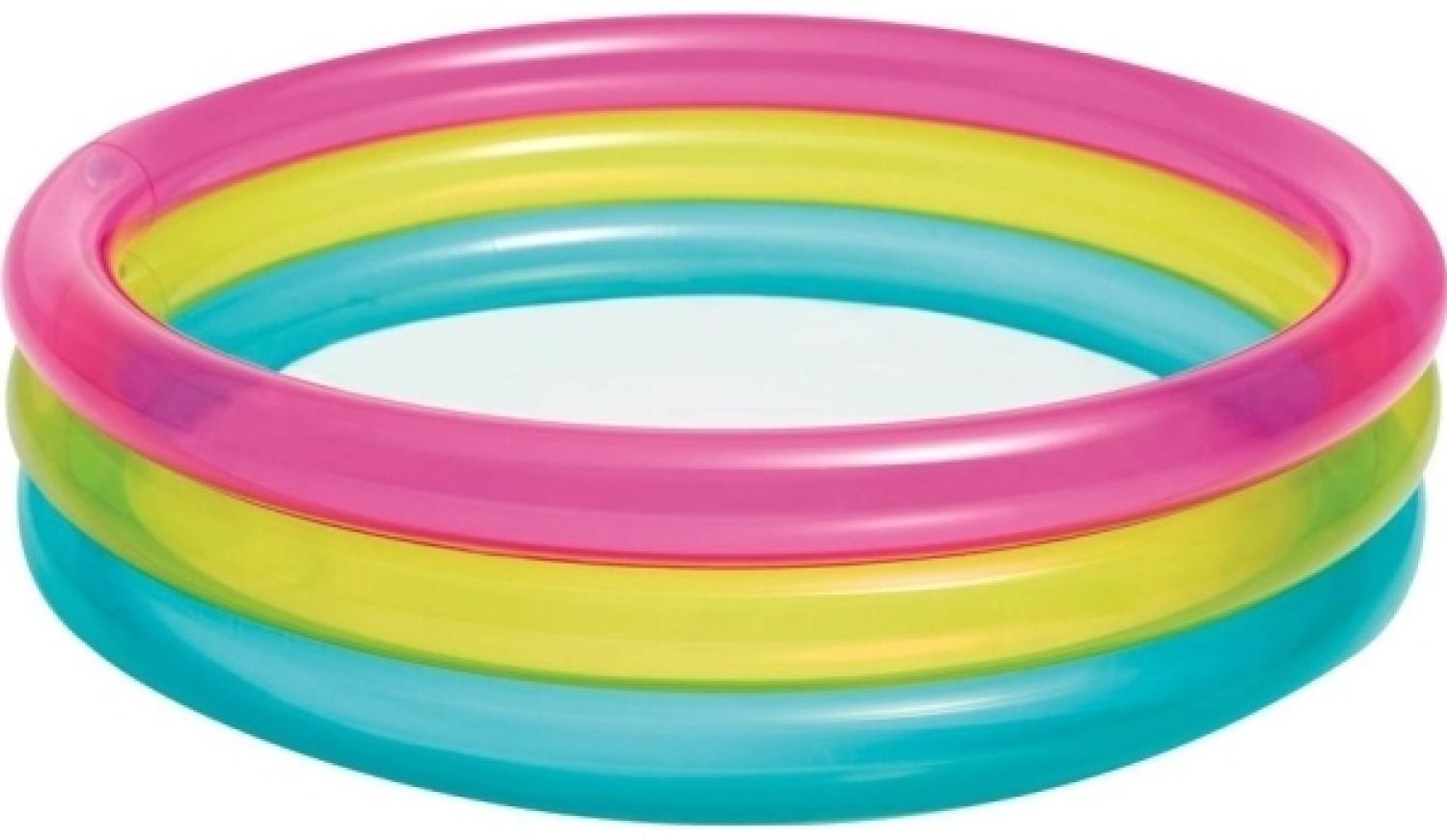 Intex Regenbogen Baby Pool, 63L, 86cm x 25cm Bild 1