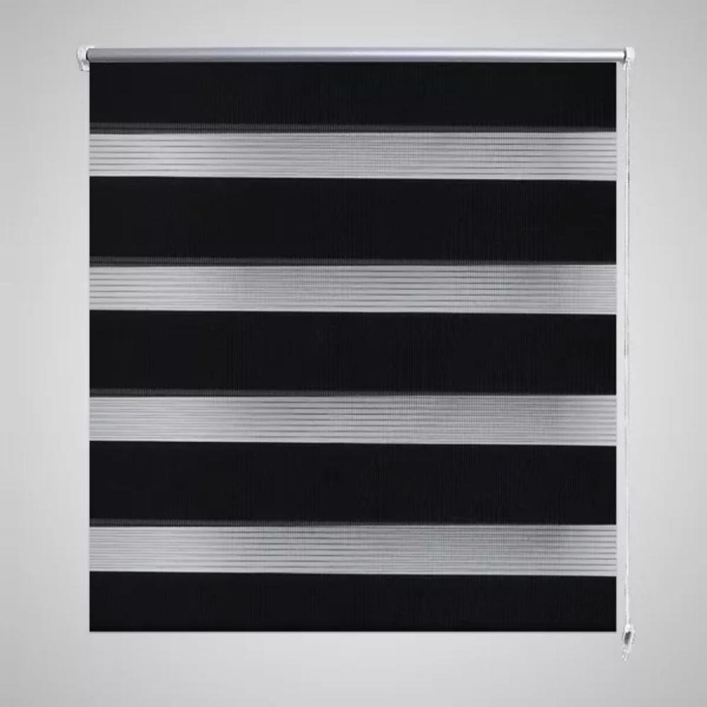 Doppelrollo 40 x 100 cm schwarz 240184 Bild 1