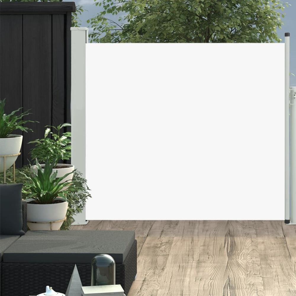 vidaXL Ausziehbare Seitenmarkise 100x300 cm Creme 48371 Bild 1