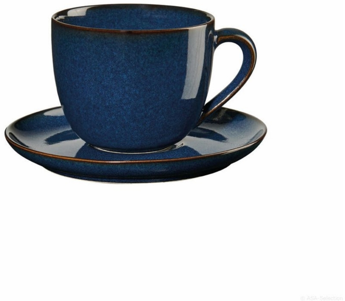 Cappuccinotasse mit Unterer Midnight Blue saisons ASA Selection Cappuccinotasse - MikrowelleBackofen geeignet, Spülmaschinengeeignet Bild 1