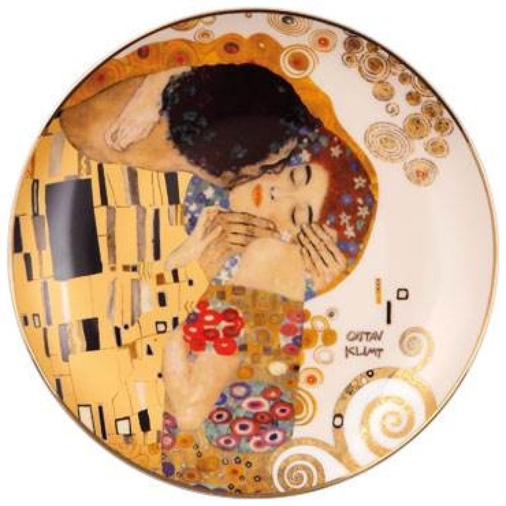 Goebel Wandteller Gustav Klimt - Der Kuss, Dekoteller, Artis Orbis, Fine Bone China, Bunt, 21 cm, 67071011 Bild 1