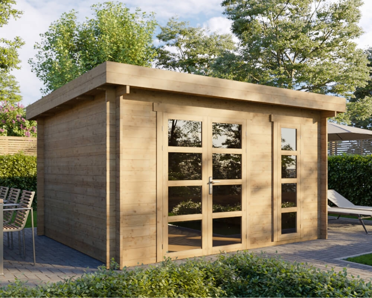 Gartenhaus Bergen 400 x 300 cm Bild 1