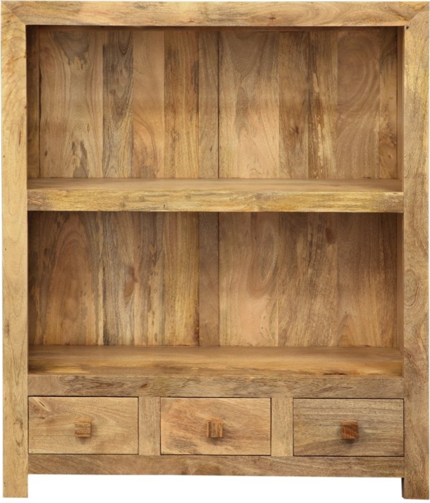 Bücherregal Hina 100x120x35 aus Mangoholz Bild 1