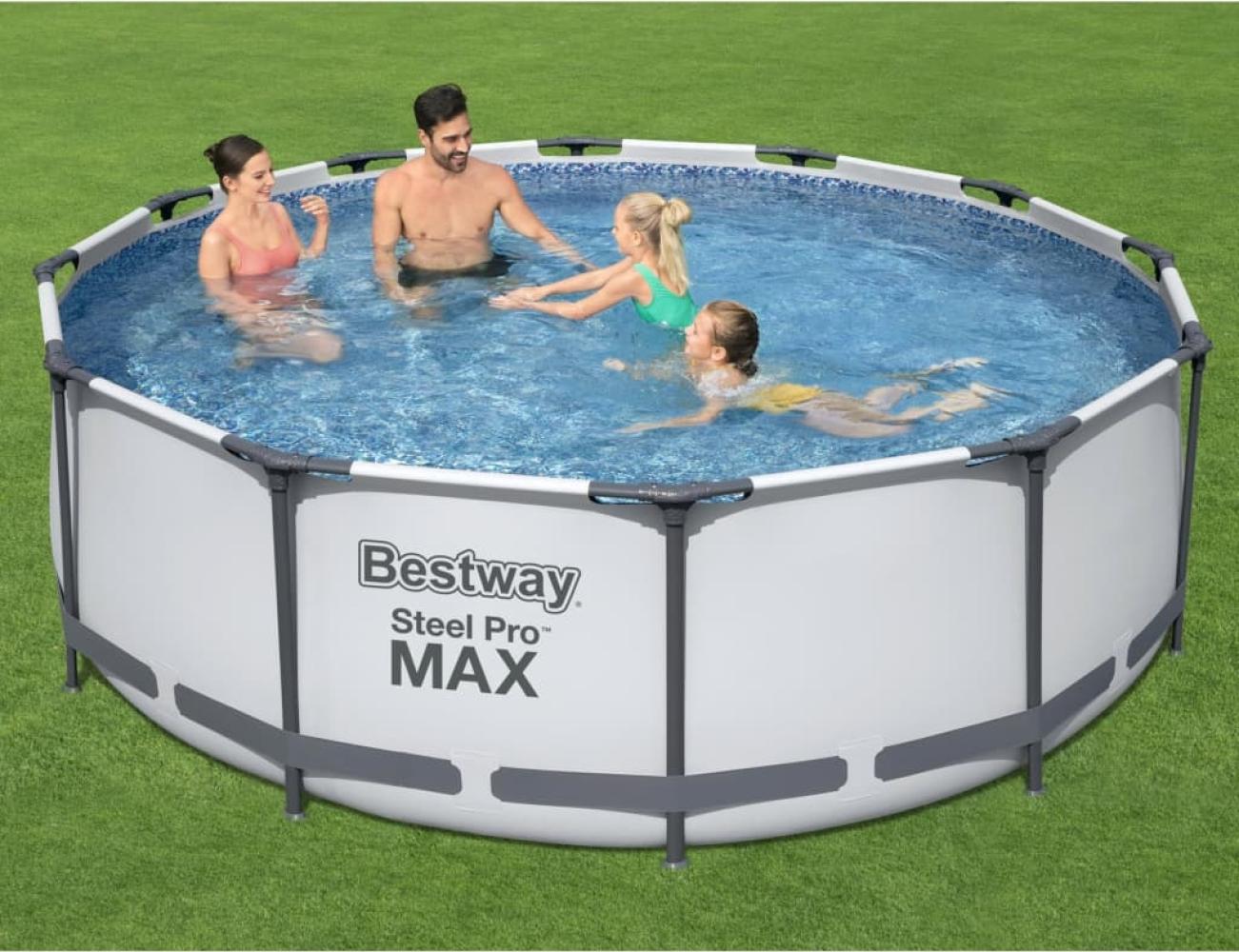 Bestway Steel Pro MAX Swimmingpool-Set 366x100 cm 3202555 Bild 1