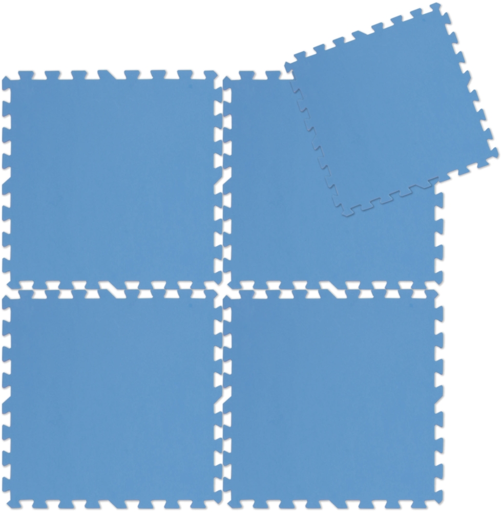 Pool Unterlegmatte - 8 Stück à 50x50cm ( 2m² ) - Bodenschutzmatte für Pool und Planschbecken - schütz den Poolboden vor Beschädigungen Bild 1