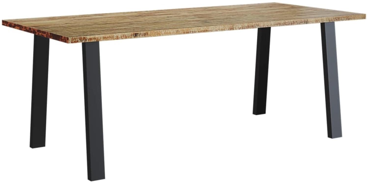 vidaXL Esstisch 200x90x75 cm Massivholz Akazie 353299 Bild 1