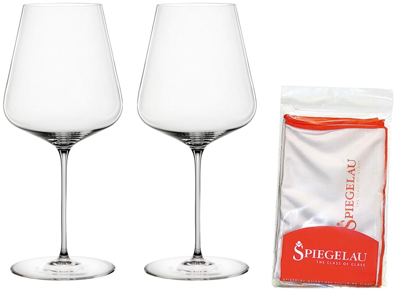 Spiegelau Definition Bordeauxglas 750 ml 2er Set + Poliertuch Bild 1