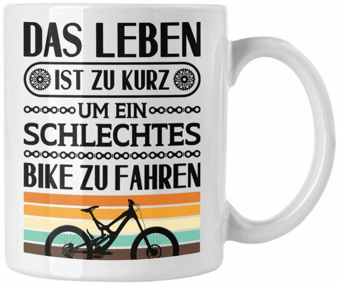 Trendation Tasse Trendation - Fahrrad Radfahrer Geschenk Rennrad Bike Geschenkidee Tass Bild 1