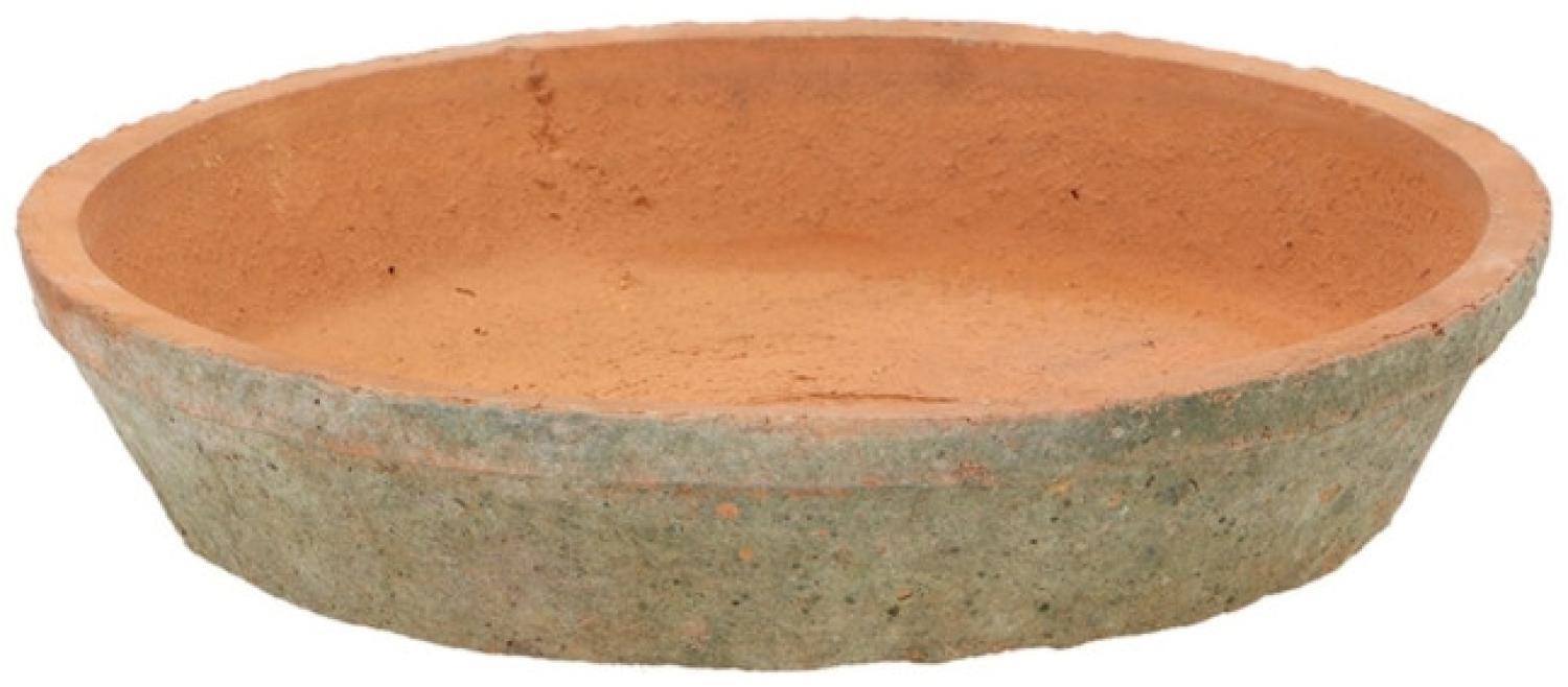 Rivanto® Aged Terracotta Blumentopf Untersetzer rund Ø23,5 cm, H4,5 cm Untersetzer für Blumentopf Bild 1