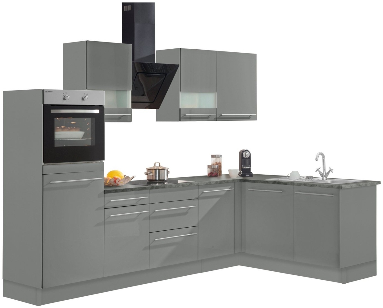 OPTIFIT Winkelküche Bern, Stellbreite 285x175 cm, wahlweise mit E-Geräten Bild 1