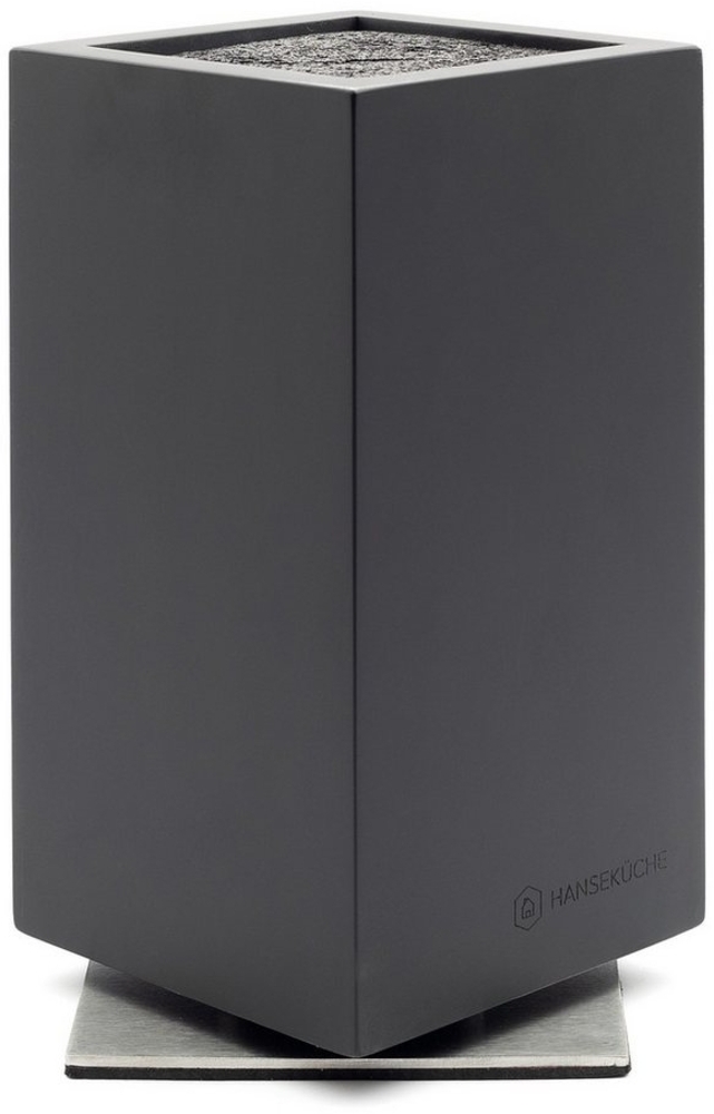 Hanseküche Magnet-Messerblock Messerblock magnetisch ohne Messer – Drehbarer Messerhalter (1tlg), Fester Stand mit Gummifüßen, 360 Grad drehbar, Starker Magnet Bild 1