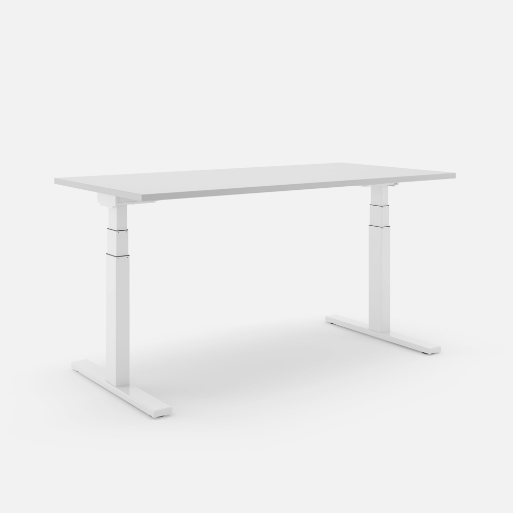 SLS 670 PRO Schreibtisch - 160 , Lichtgrau , Weiß Bild 1