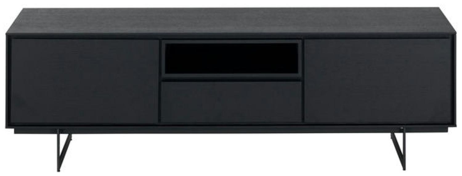 TV Lowboard Tokyo Schwarz 160x45x50 cm Bild 1