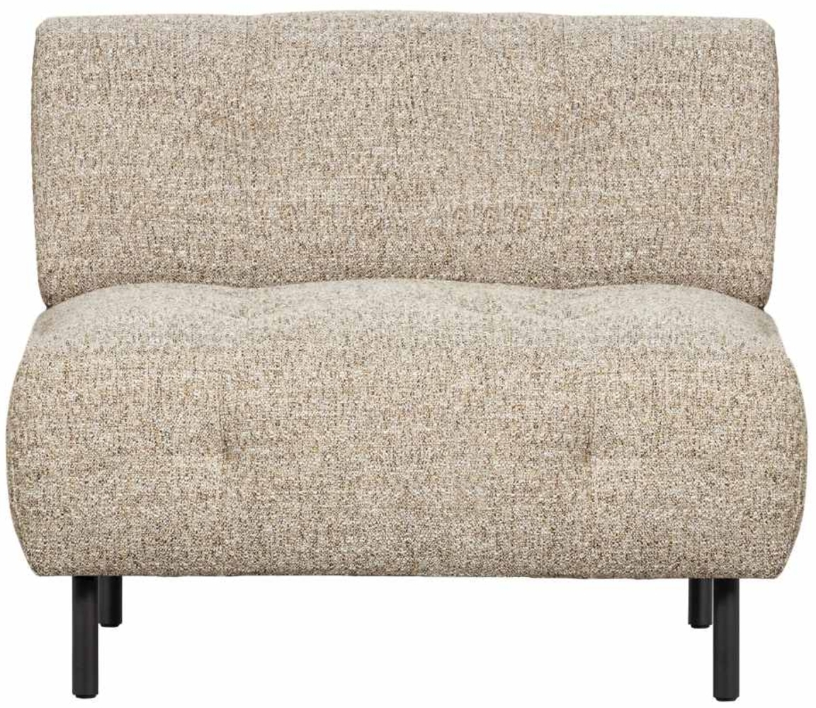 Sessel Lloyd aus grobmaschigen Stoff, Beige Bild 1