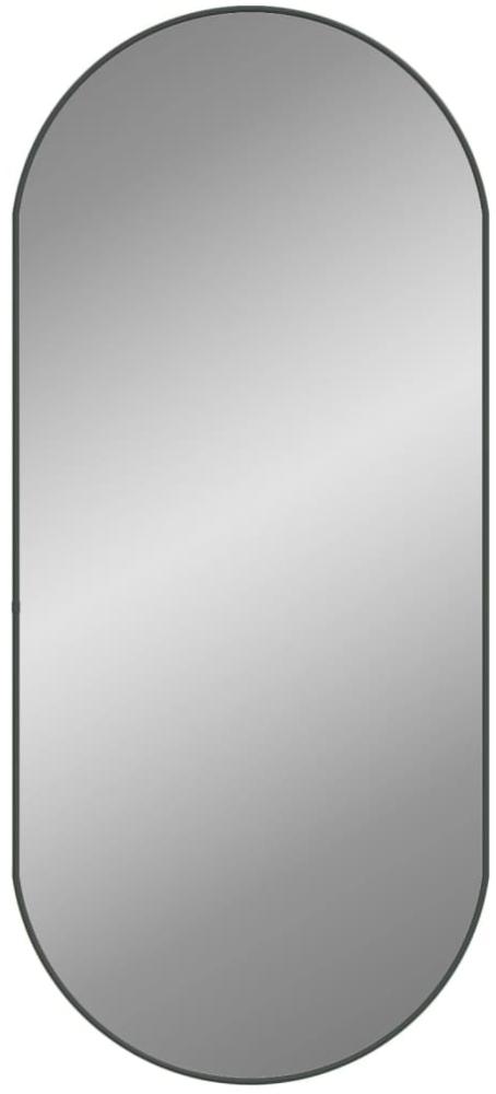 vidaXL Wandspiegel Schwarz 100x45 cm Oval 348208 Bild 1