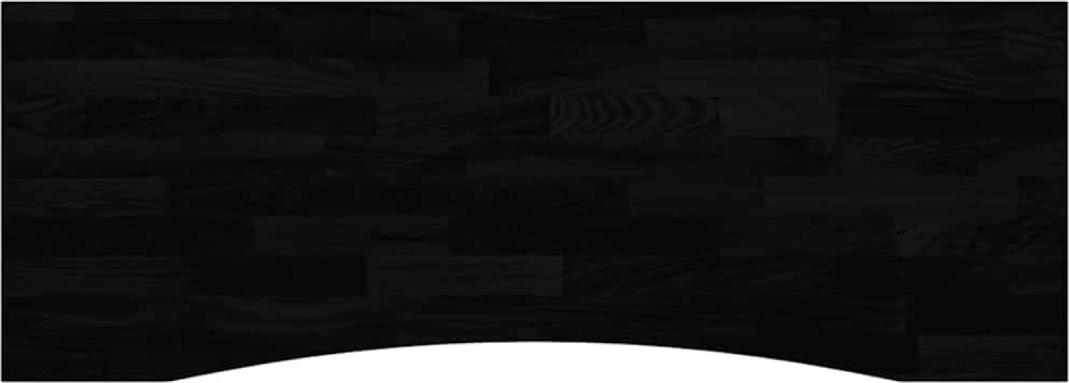 vidaXL Schreibtischplatte Dunkelbraun 140x50x2,5 cm Massivholz Eiche 4009030 Bild 1