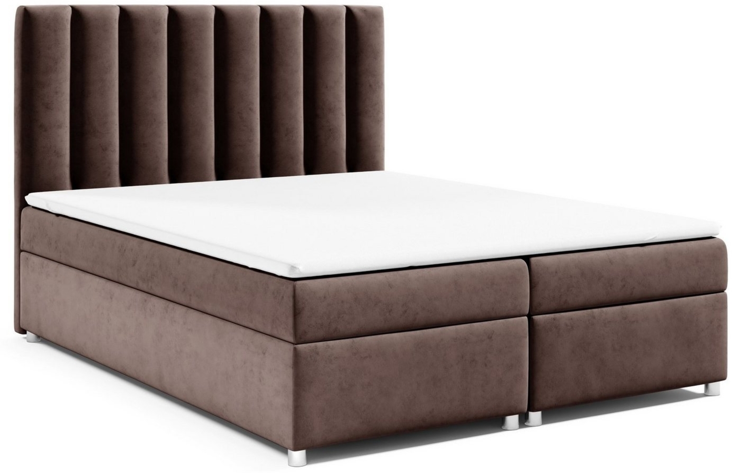 Best for Home Boxspringbett mit Bettkasten Trinity K-10 Bonellfederkern inkl. 7 cm Topper (140x200 160x200 180x200 200x200 cm, 140x200 160x200 180x200 200x200 cm), Handwerksqualität, TOP Preis-Leistungs-Verhältnis Bild 1