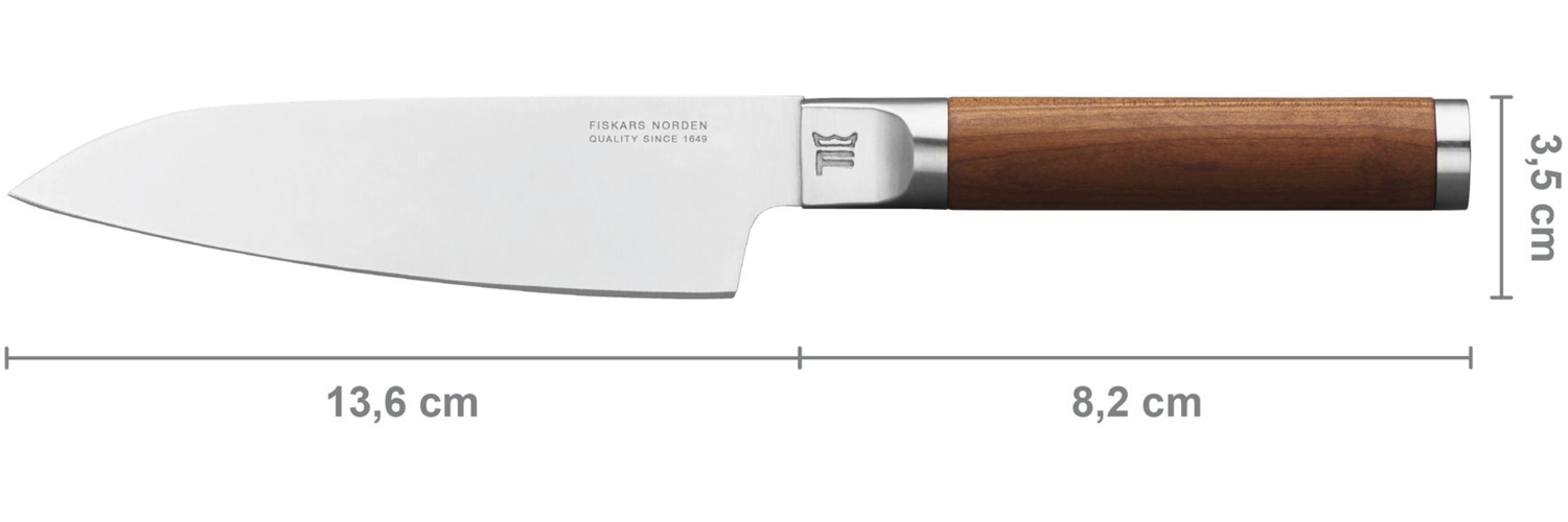 Fiskars Norden kleines Kochmesser - Klinge 12 cm Bild 1