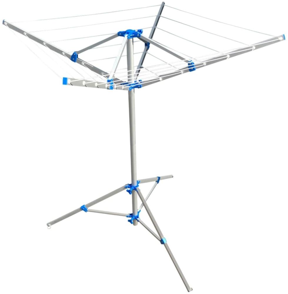 ProPlus Wäschespinne mit Standfuß Grau Metall 424756 Bild 1