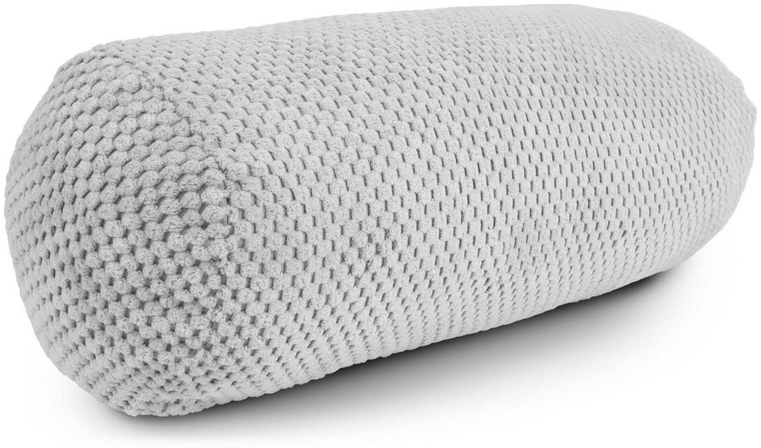 Amilian Nackenrolle 15x40 cm - Kissenrolle mit Bezug - ideal als Dekokissen - Nackenstütze, Kissen mit Bezug, Bettrolle mit abnehmbarem Bezug, Lagerungskissen - Sofakissen - Kissen Bild 1