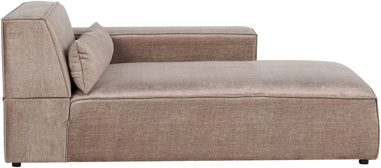 Chaiselongue hellbraun linksseitig HELLNAR Bild 1