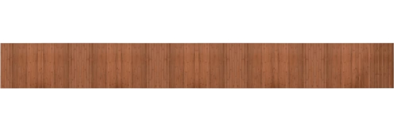 vidaXL Teppich Rechteckig Braun 60x500 cm Bambus 376734 Bild 1