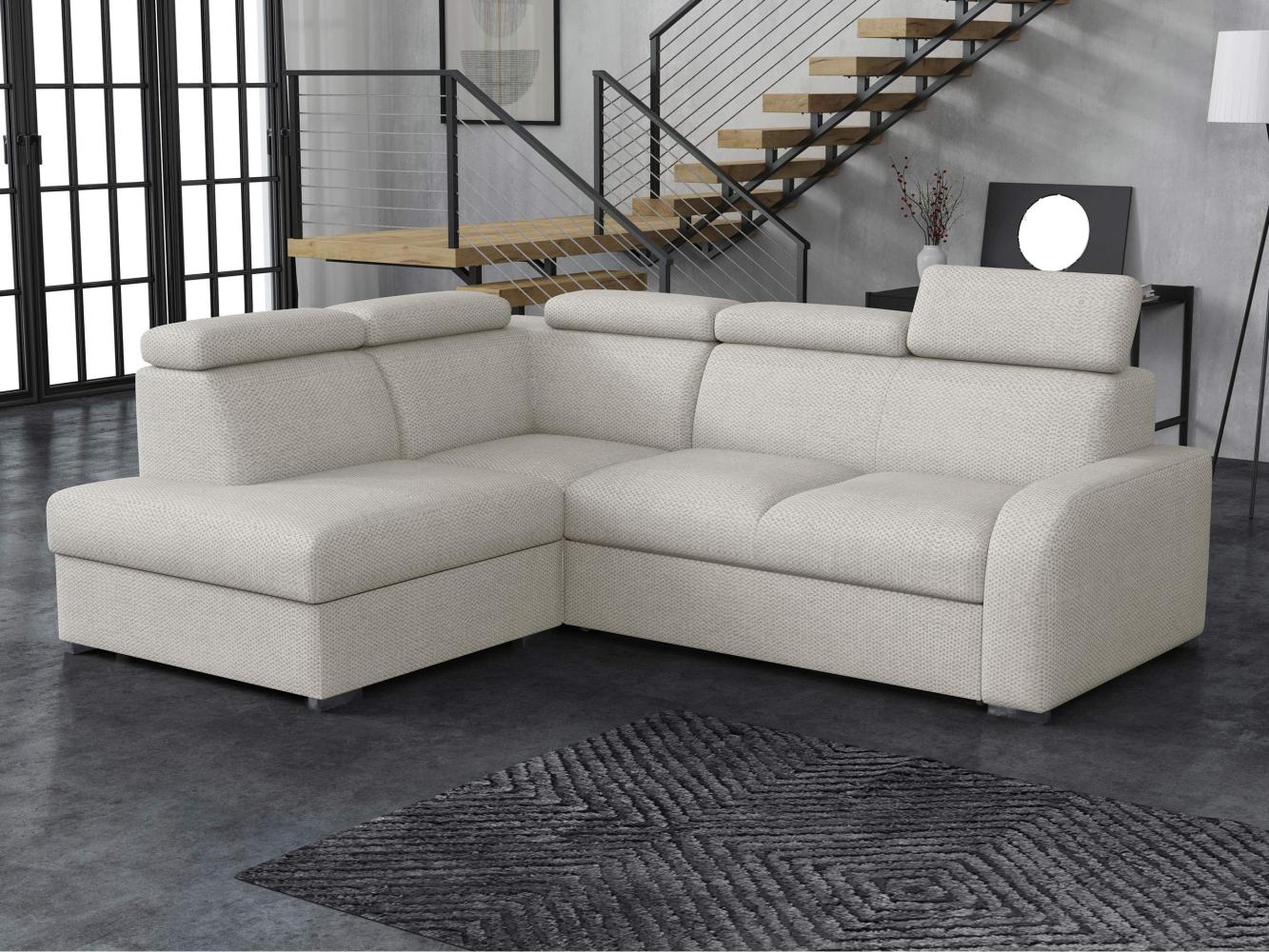 Ecksofa Apollo 2rRLXp mit Einstellbare Kopfstützen (Farbe: Crown 16, Seite: Links LXP+R+2R) Bild 1